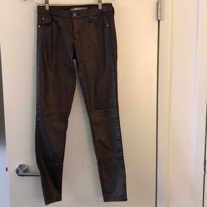 Tractr metallic jeans